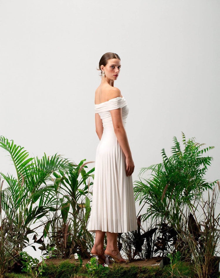 Bando Sleeveless Maxi Dress - MOONMAINS EGY