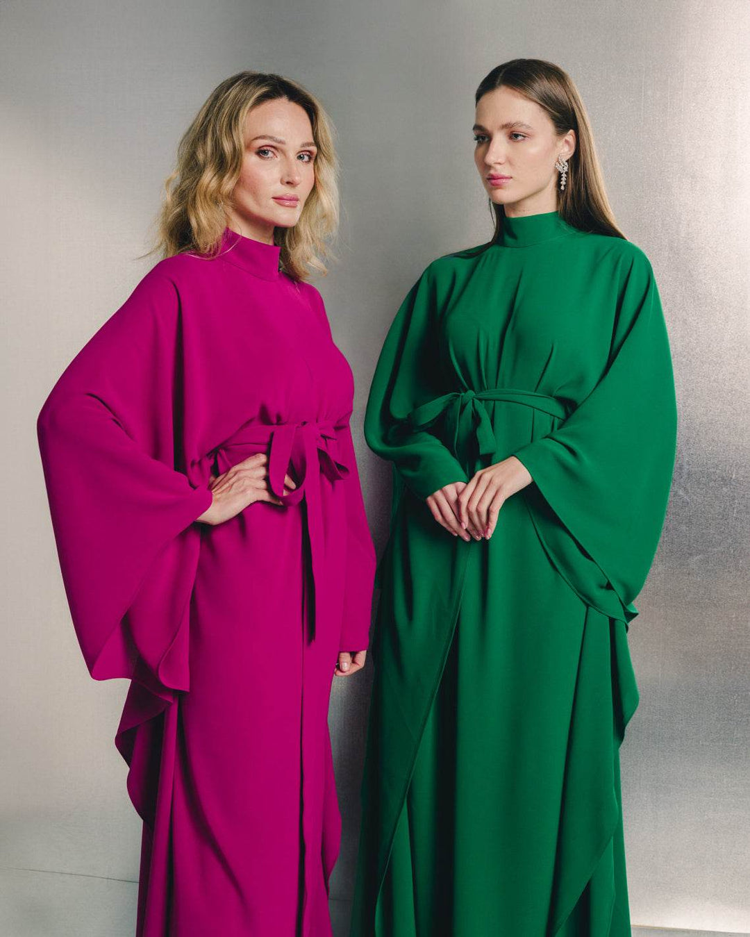 Loria Batwing sleeves dress - MOONMAINS EGY