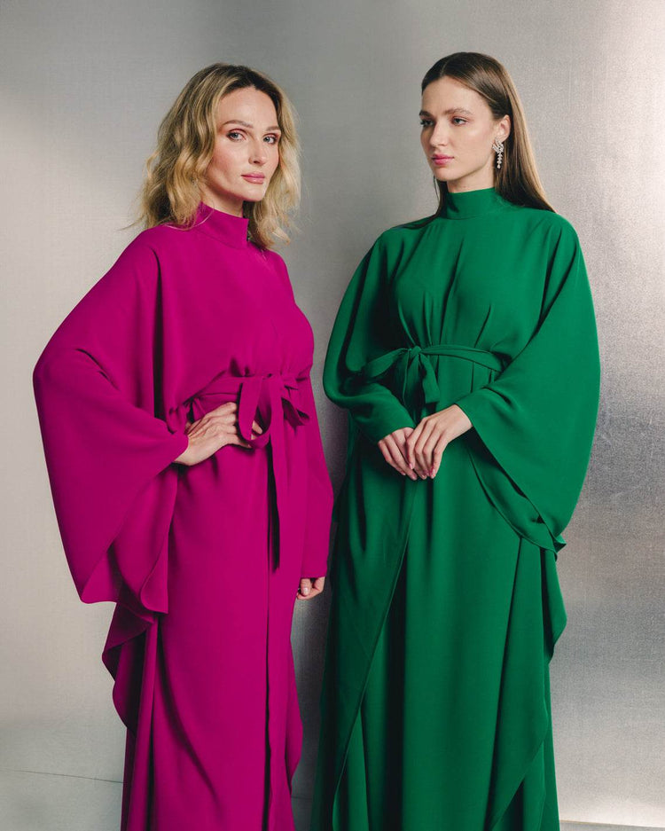 Loria Batwing sleeves dress - MOONMAINS EGY