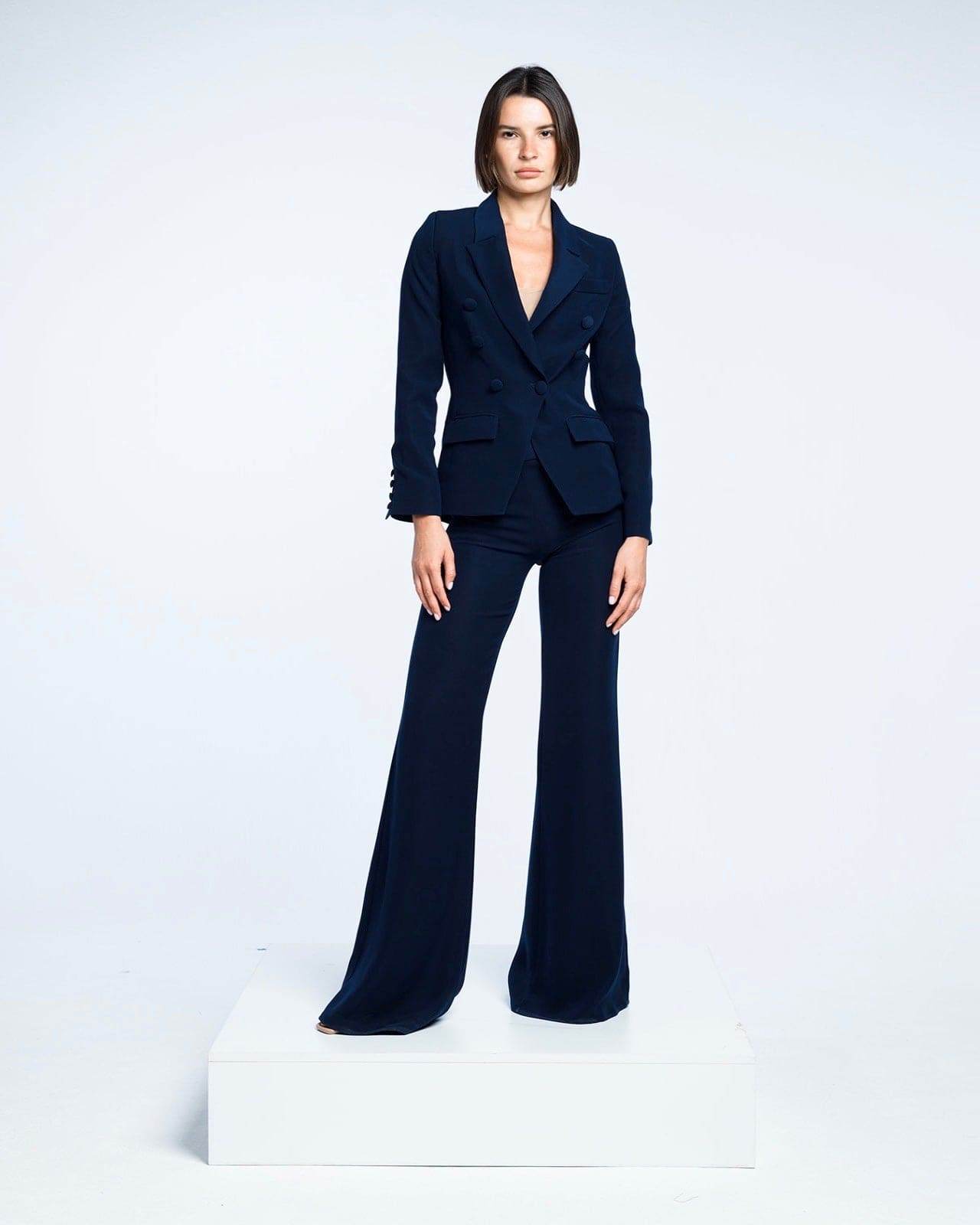 DOUBLE BREASTED BLAZER - MOONMAINS EGY