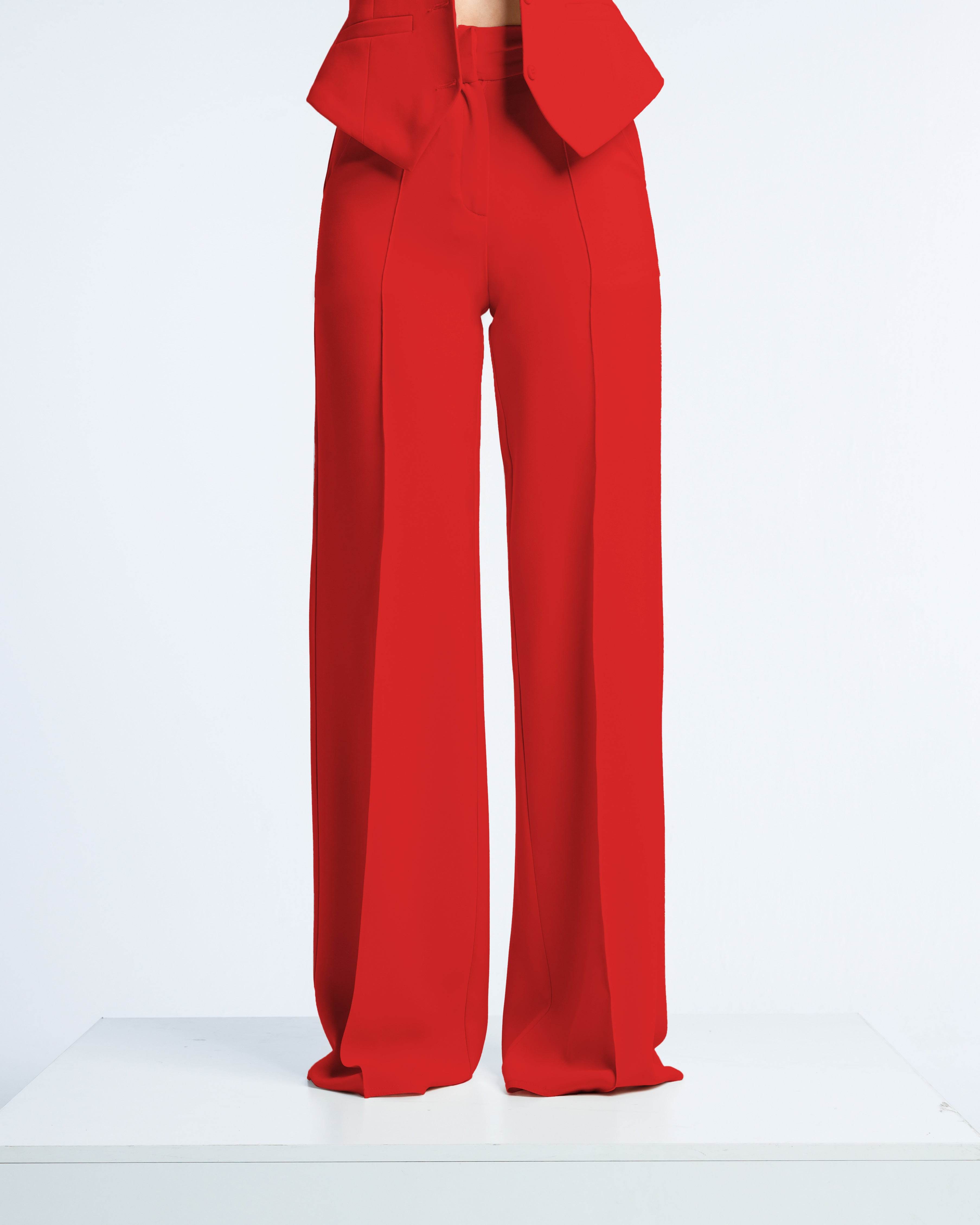 HIGH RISE WIDE LEG TROUSERS - MOONMAINS EGY