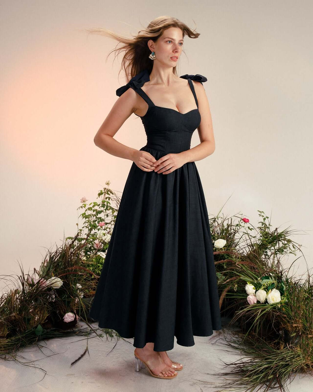 Adele Midi Denim Dress