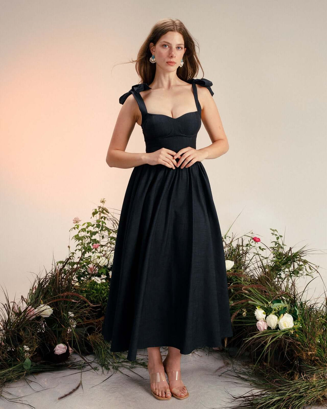 Adele Midi Denim Dress