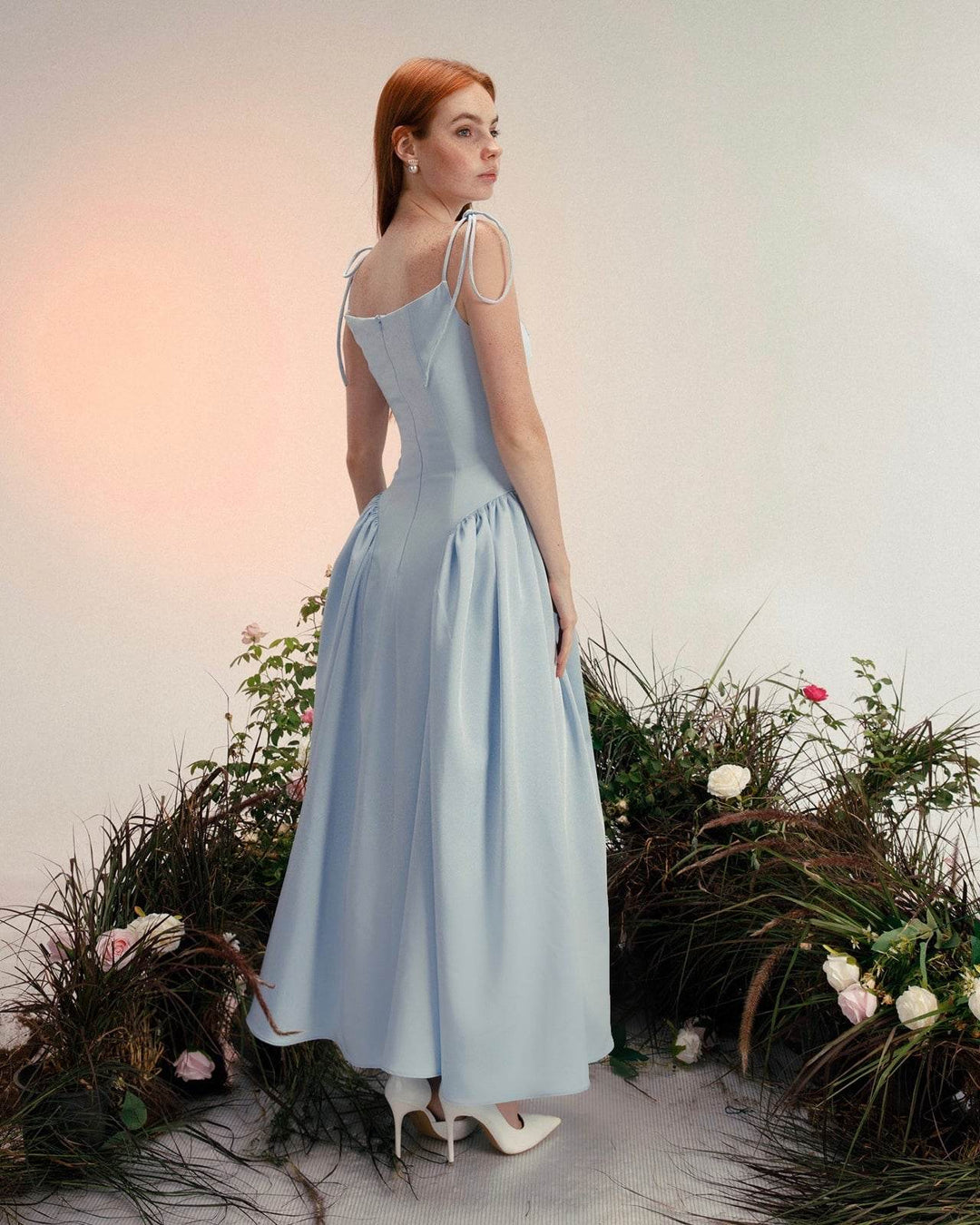 Becky satin dress - MOONMAINS EGY