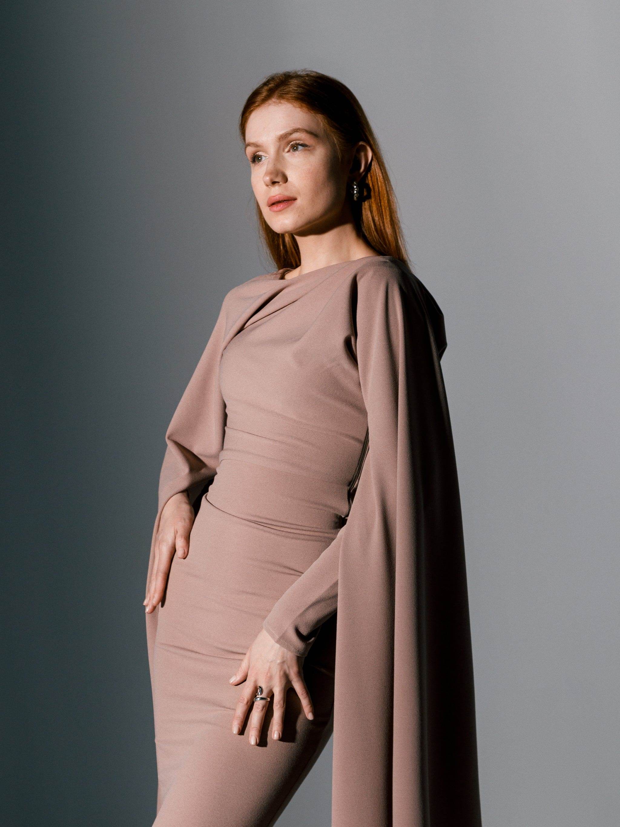 ELIANA CAPE DRESS - MOONMAINS EGY