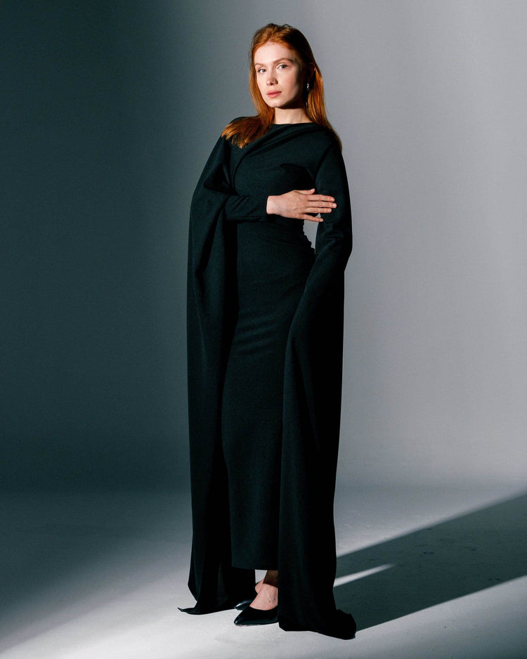 ELIANA CAPE DRESS - MOONMAINS EGY