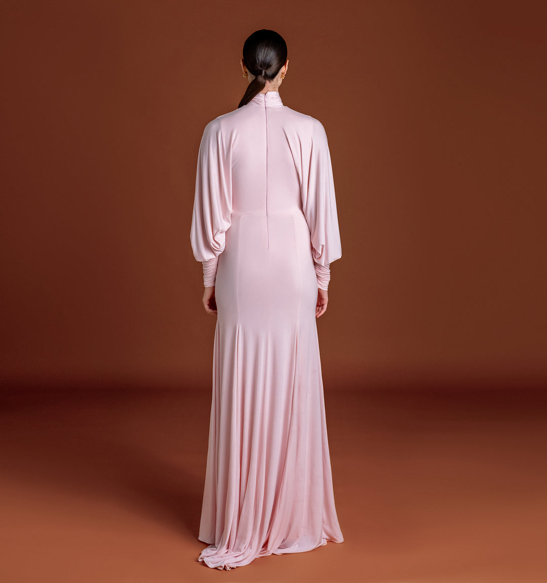 Mera Gathered Dress in Jersey