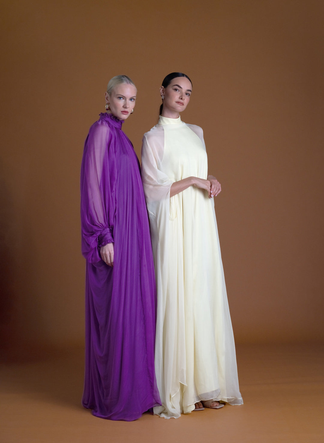 Perla Chiffon Maxi Dress