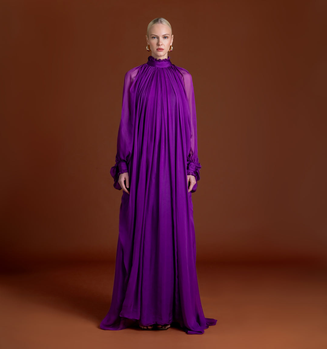 Perla Chiffon Maxi Dress