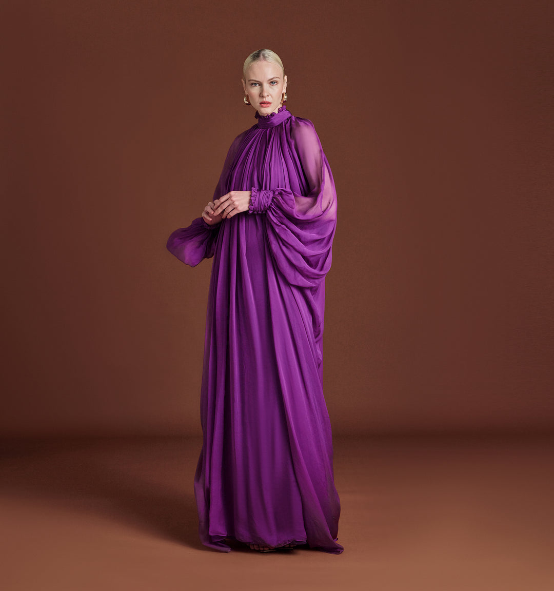 Perla Chiffon Maxi Dress