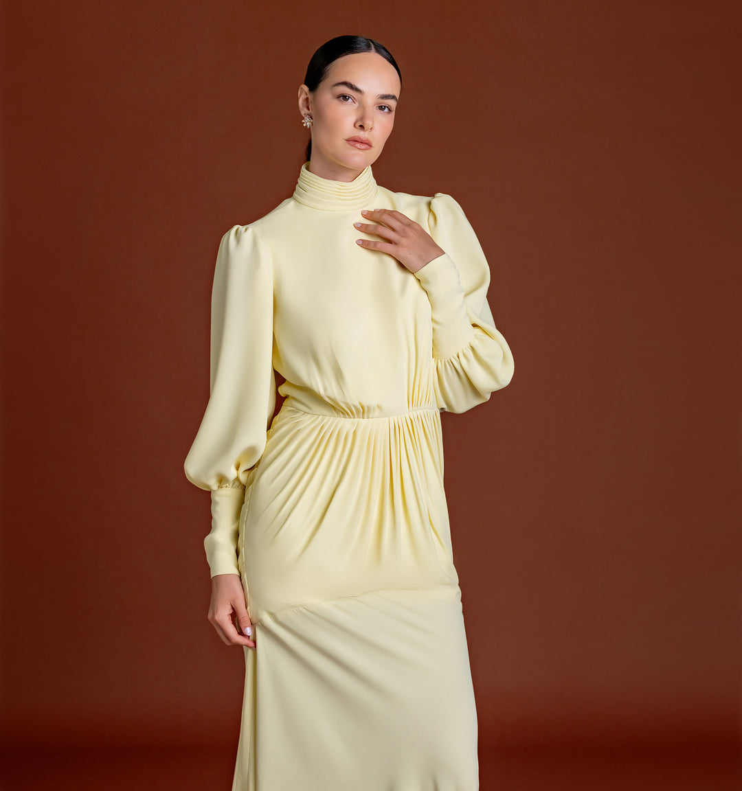 Celio Pleated Maxi Dress