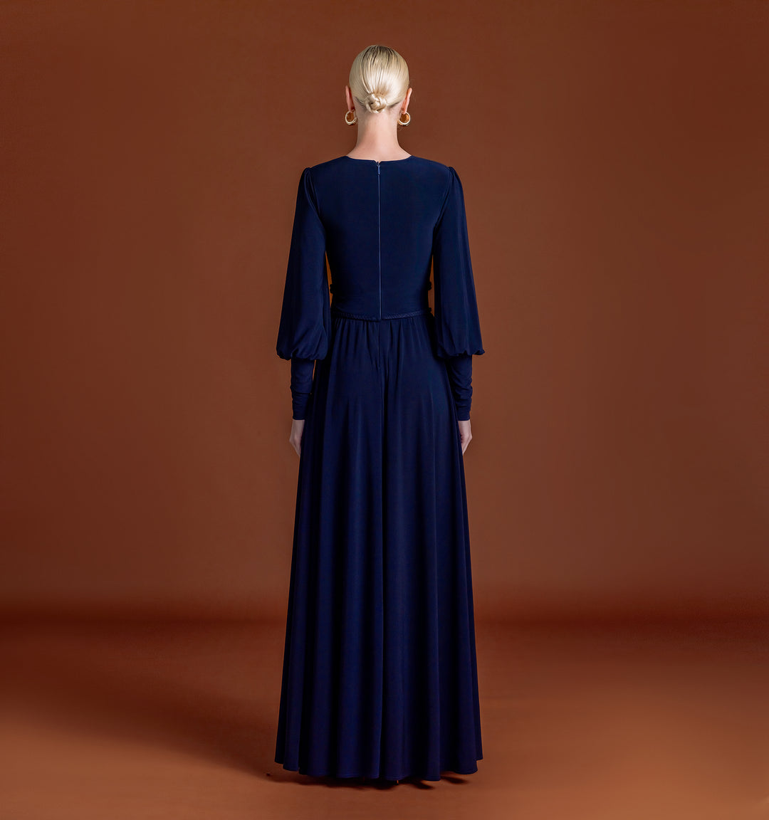 Braided Waist Maxi Dress in Jersey