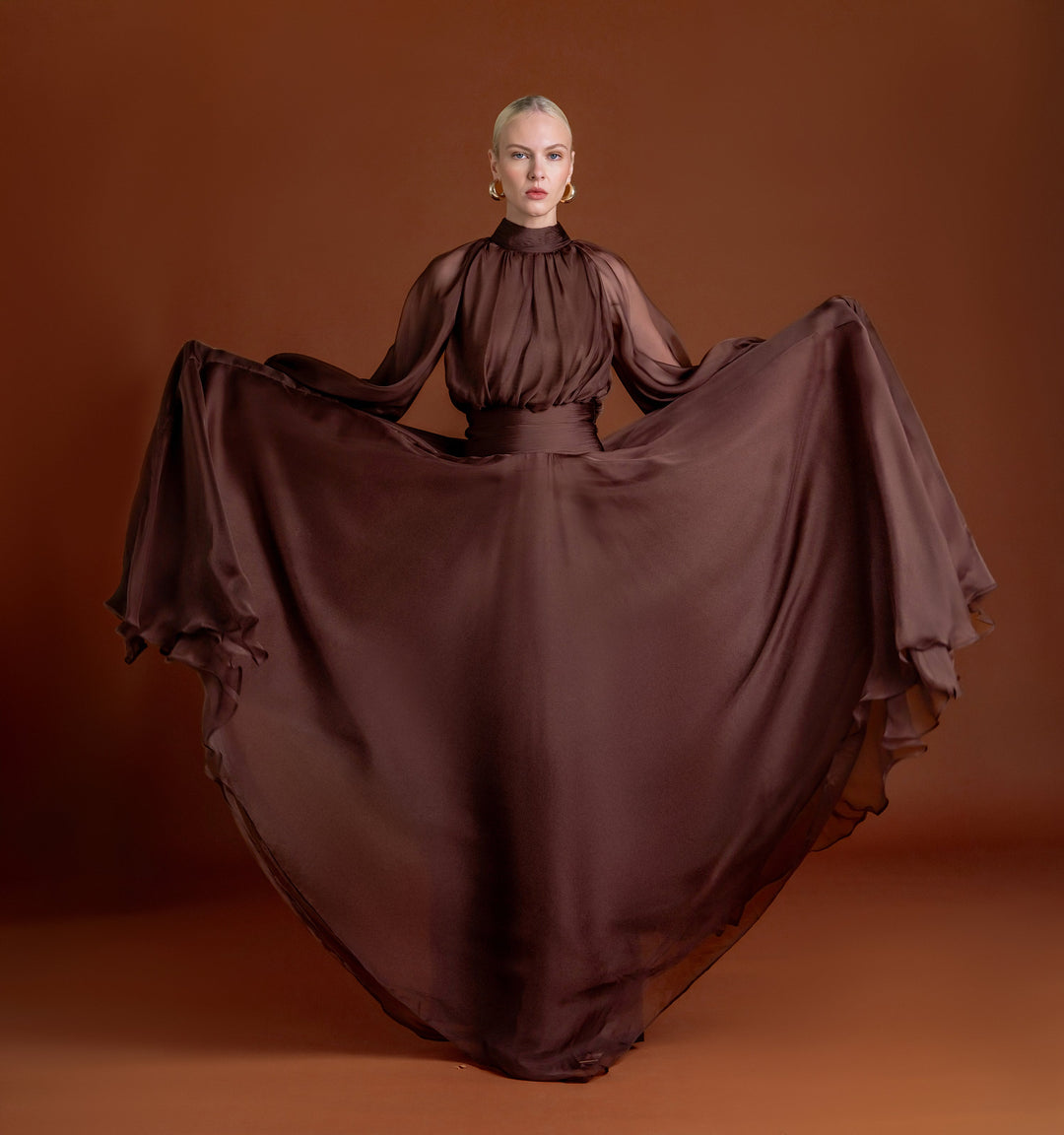Jasmine Maxi Dress in Chiffon