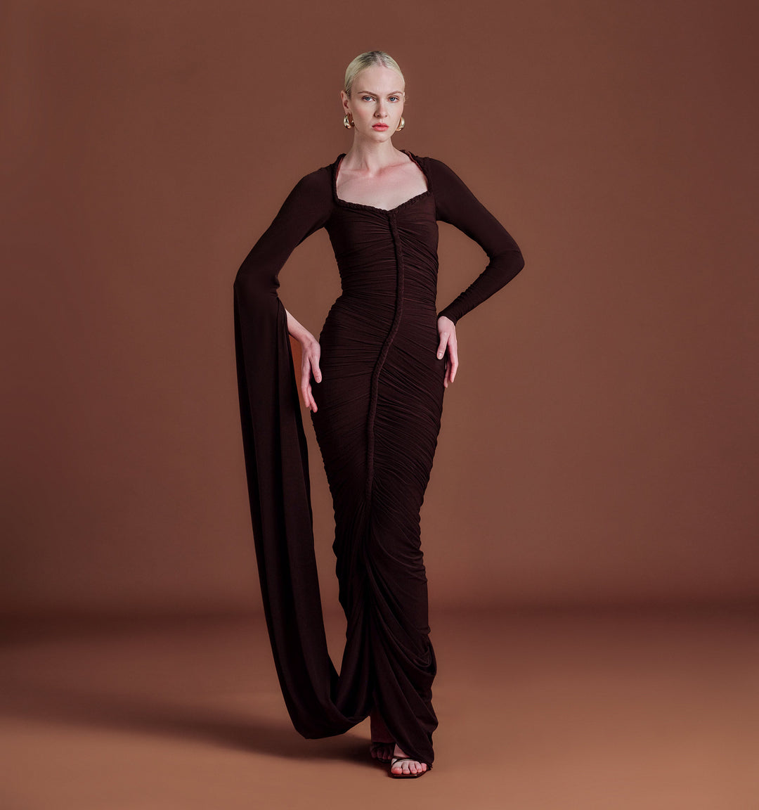Nyx Draped Gown