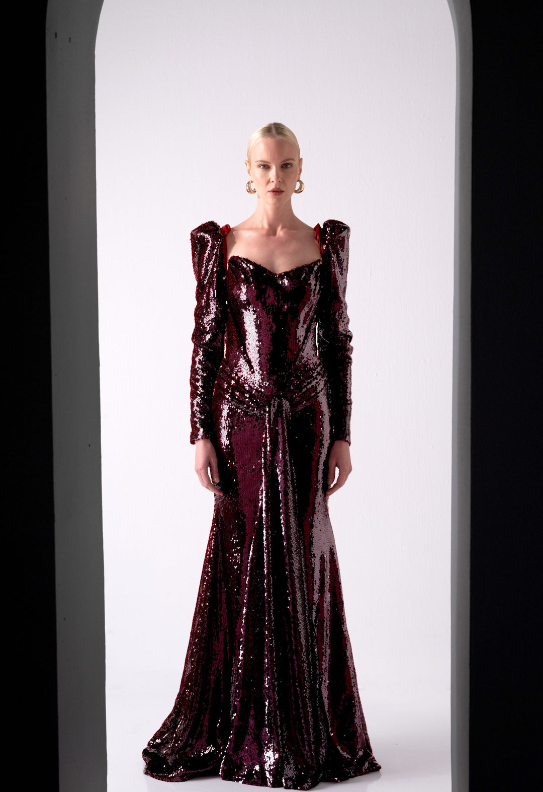 Velours Sequin Dress