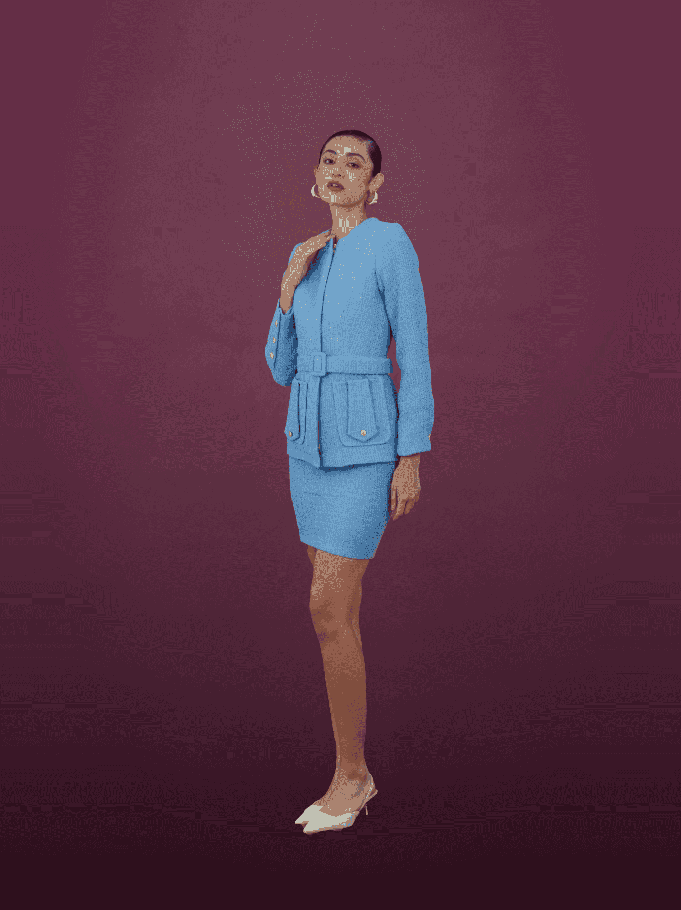 Celeste Tweed Suit Set - MOONMAINS EGY