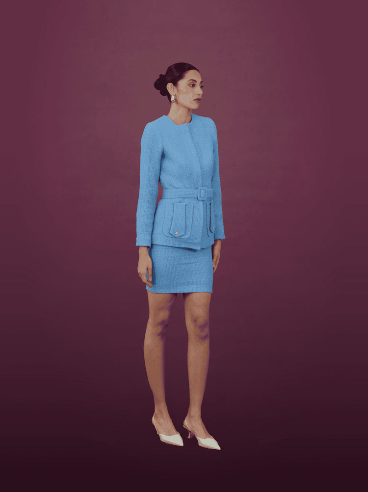 Celeste Tweed Suit Set - MOONMAINS EGY