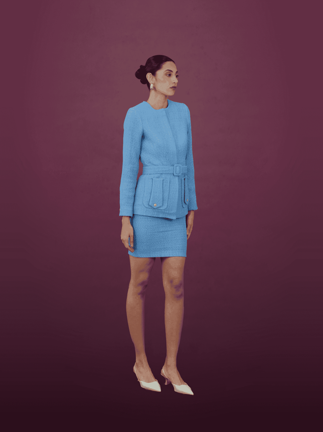 Celeste Tweed Suit Set - MOONMAINS EGY