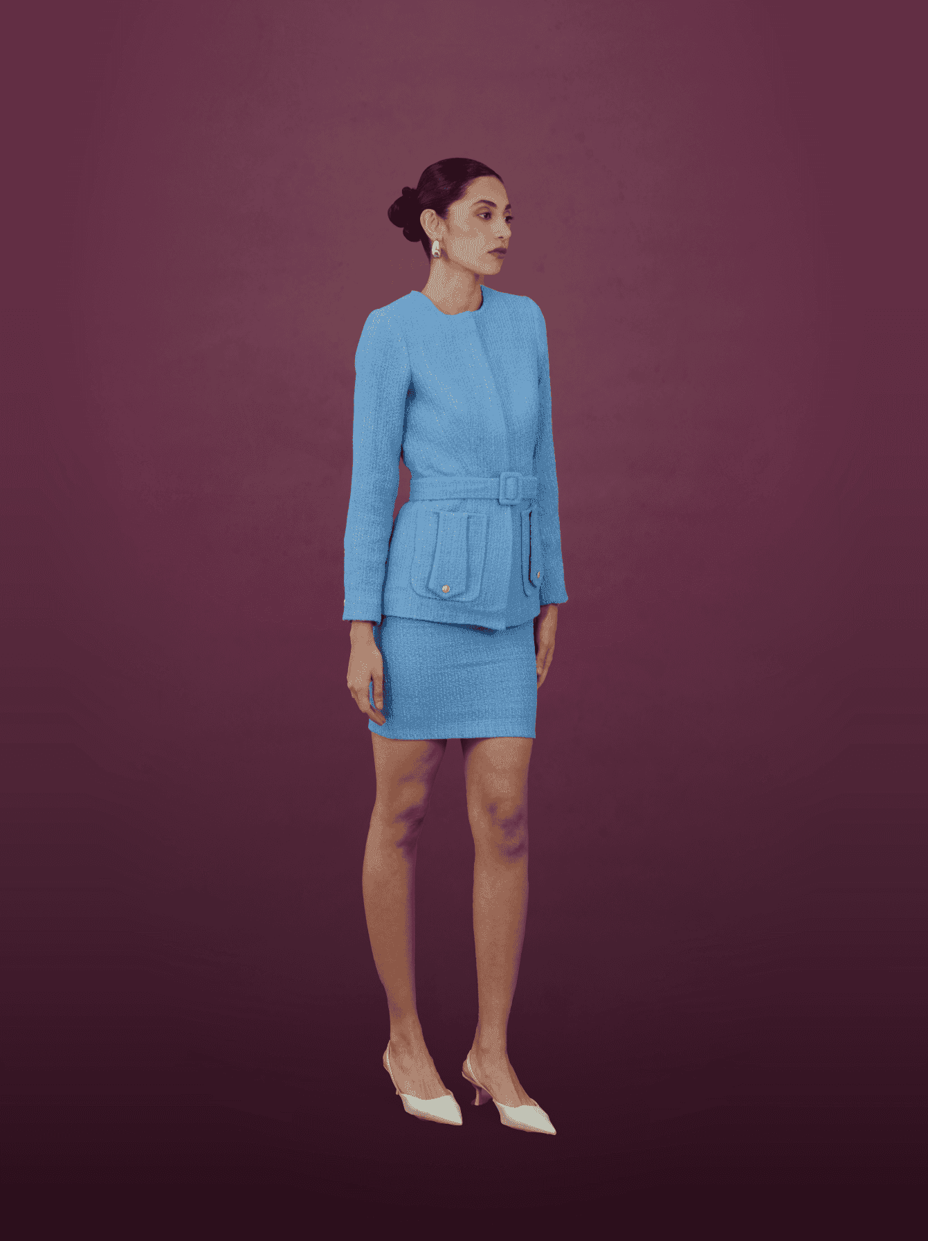 Celeste Tweed Suit Set - MOONMAINS EGY