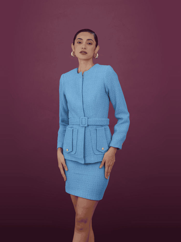 Celeste Tweed Suit Set - MOONMAINS EGY