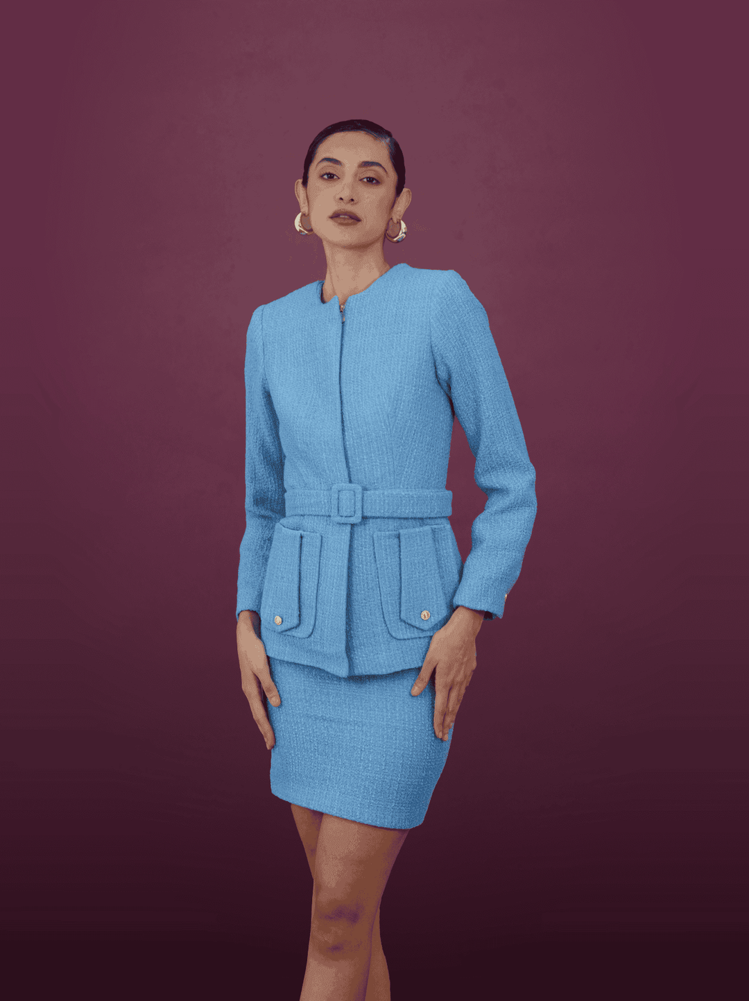 Celeste Tweed Suit Set - MOONMAINS EGY