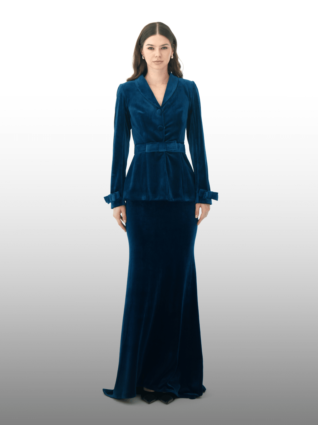Twilight Velvet Blazer Skirt