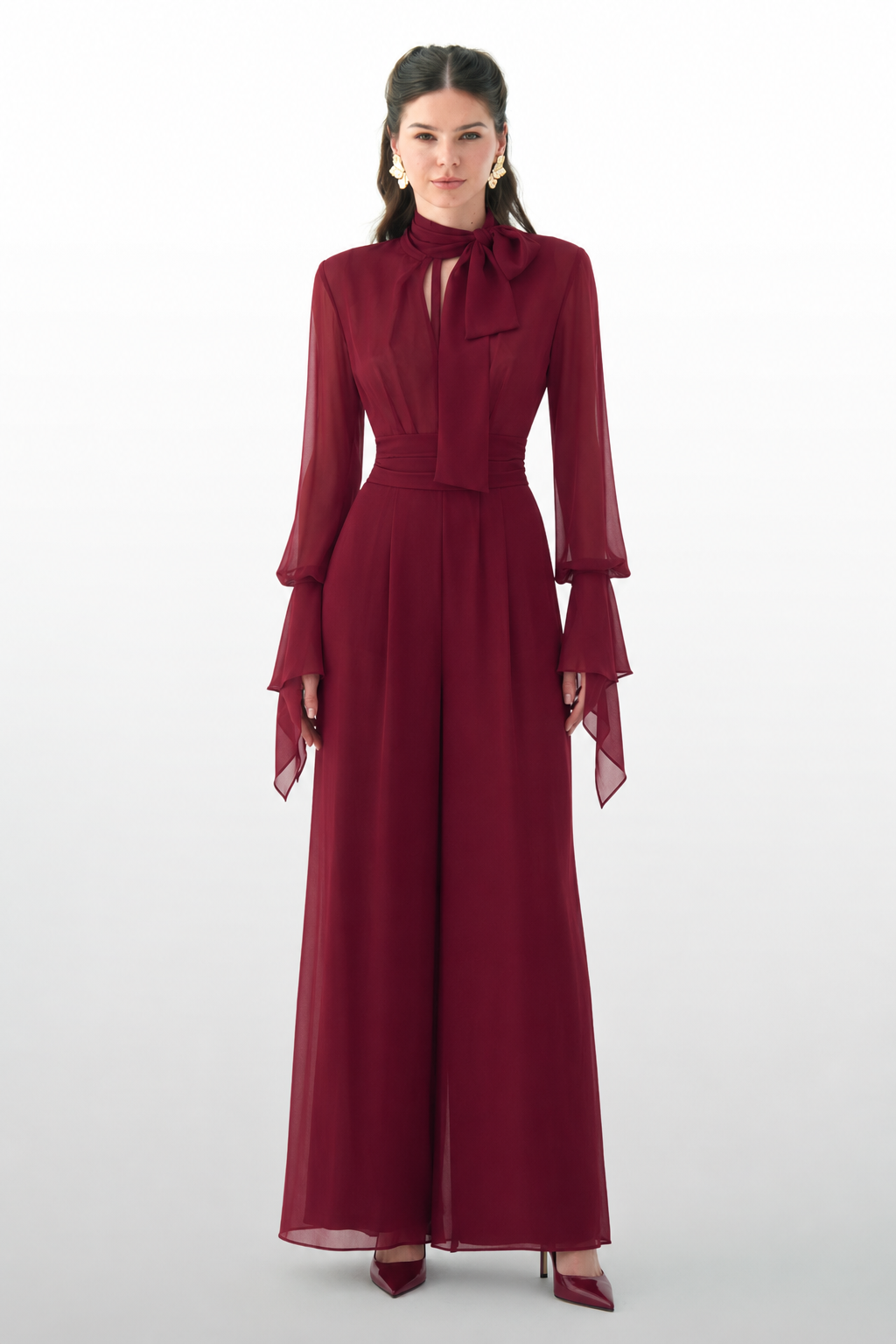 BORDEAUX GRACE JUMPSUIT