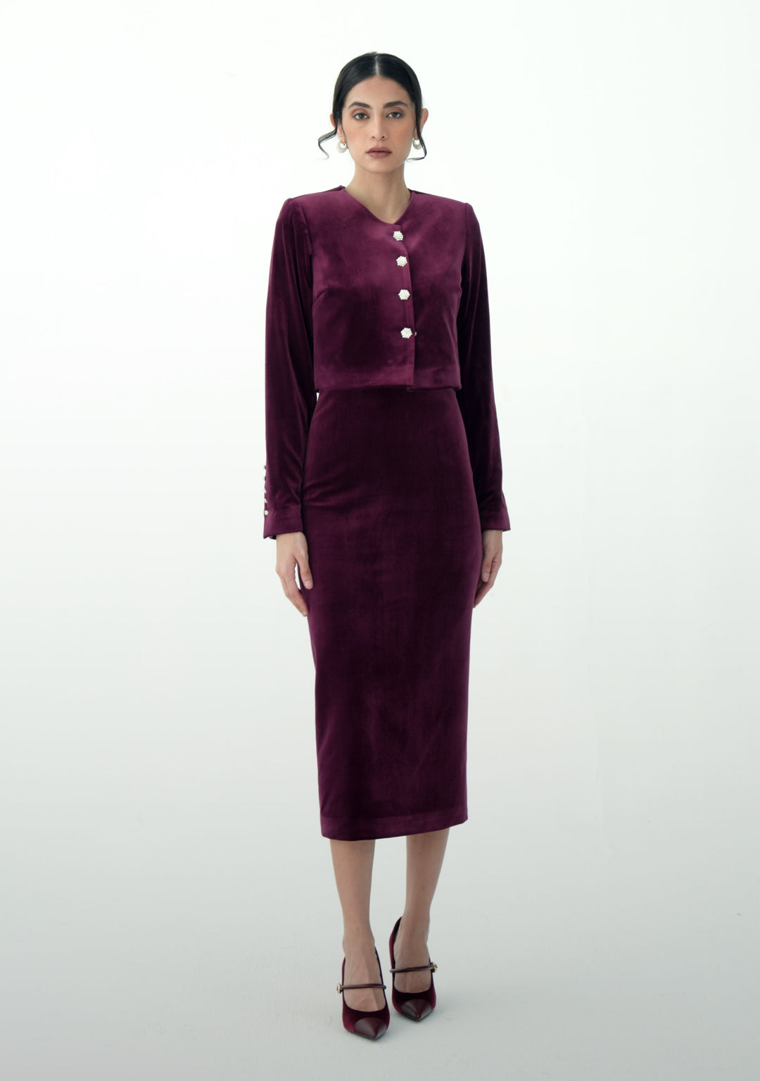 Burgundy Blazer
