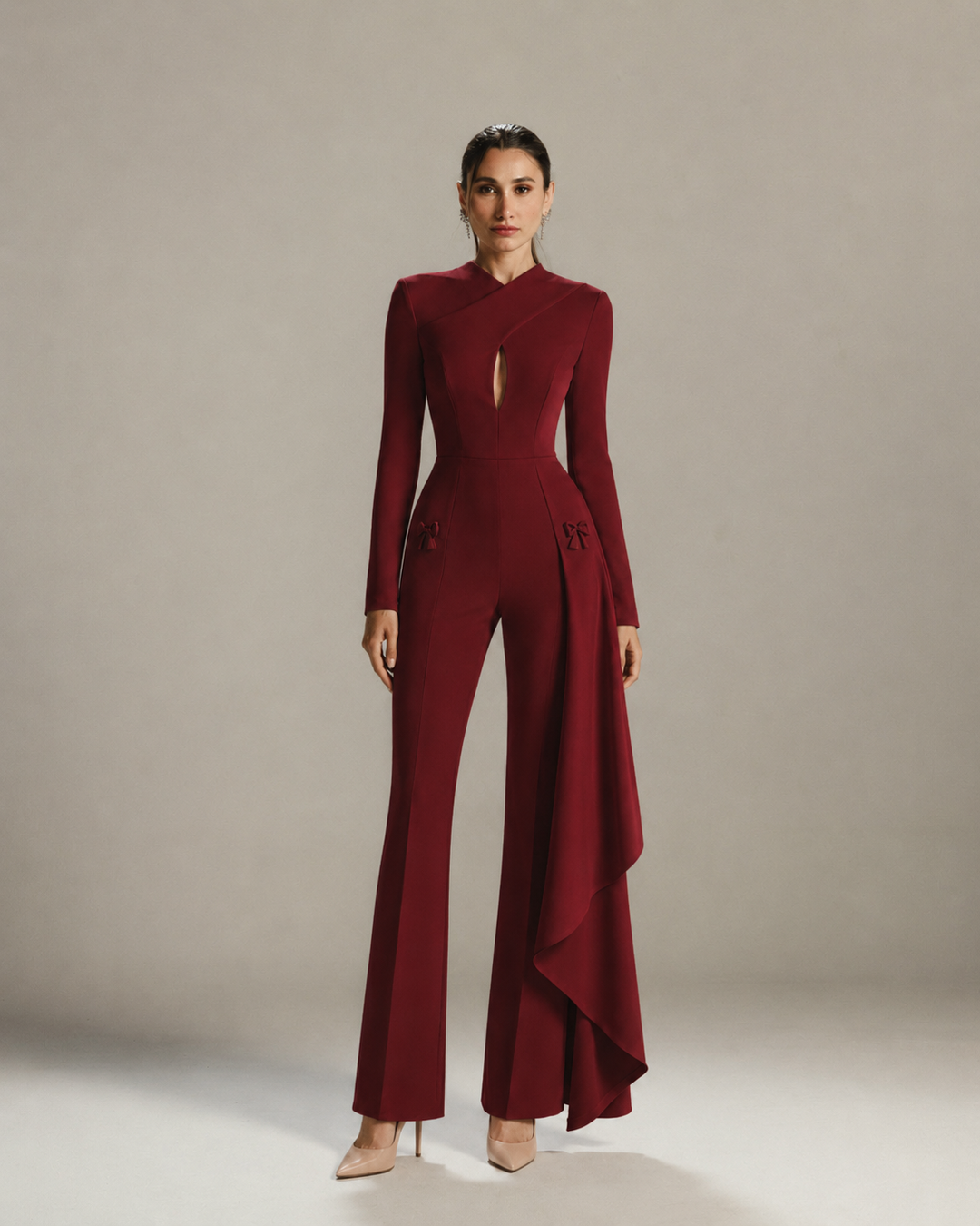 BLUSH PETAL JUMPSUIT