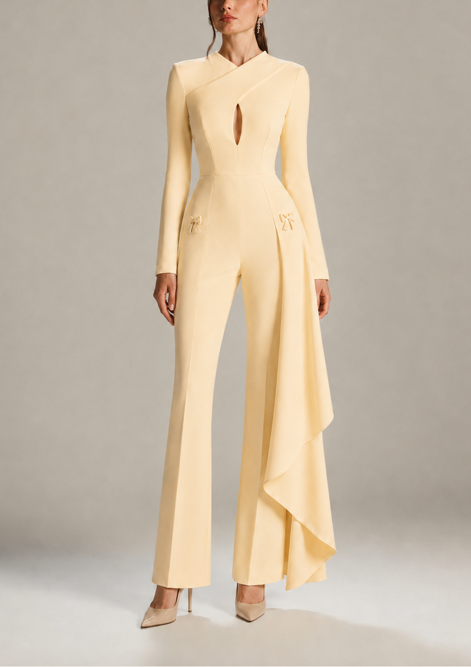 BLUSH PETAL JUMPSUIT