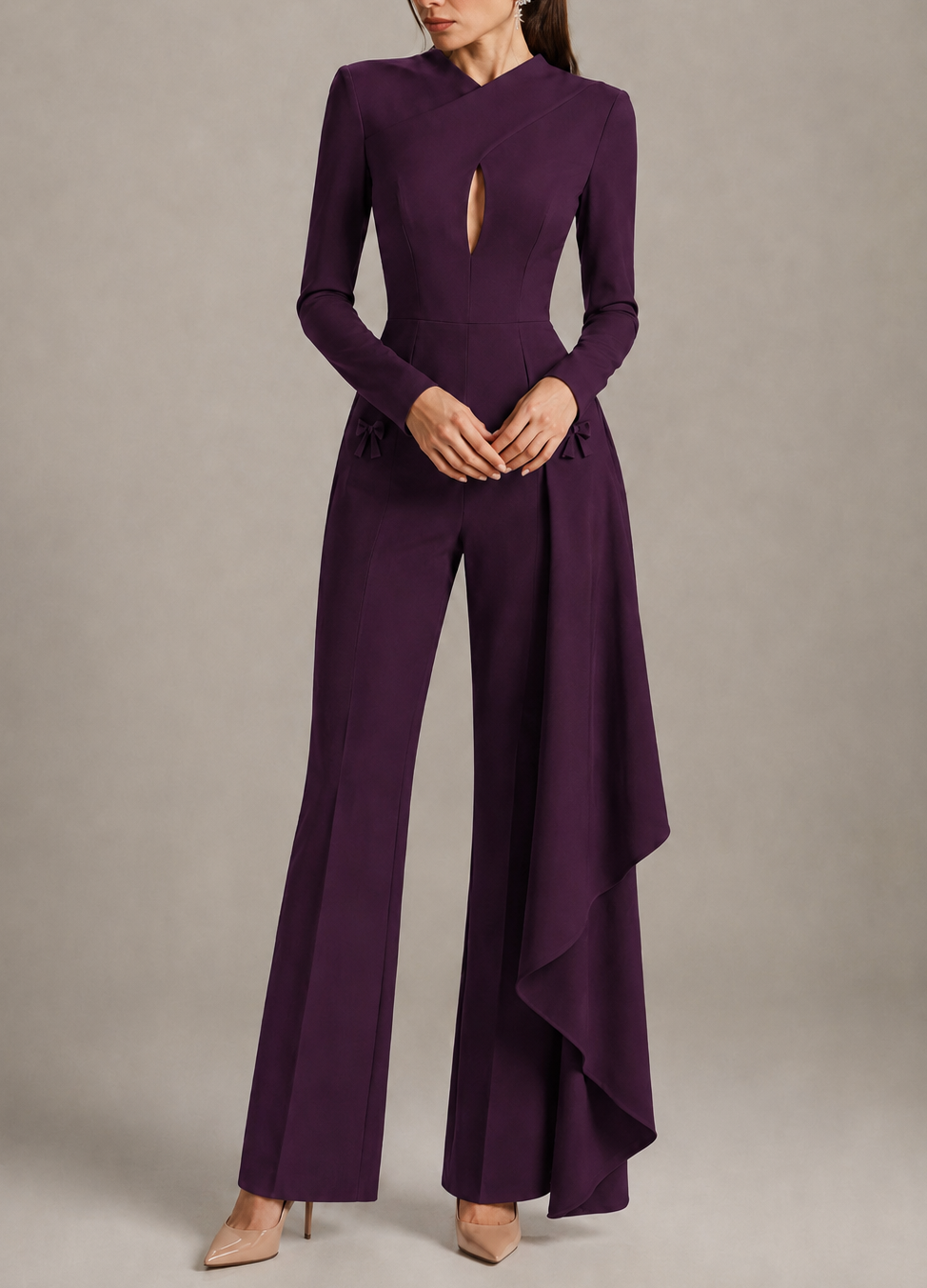 BLUSH PETAL JUMPSUIT
