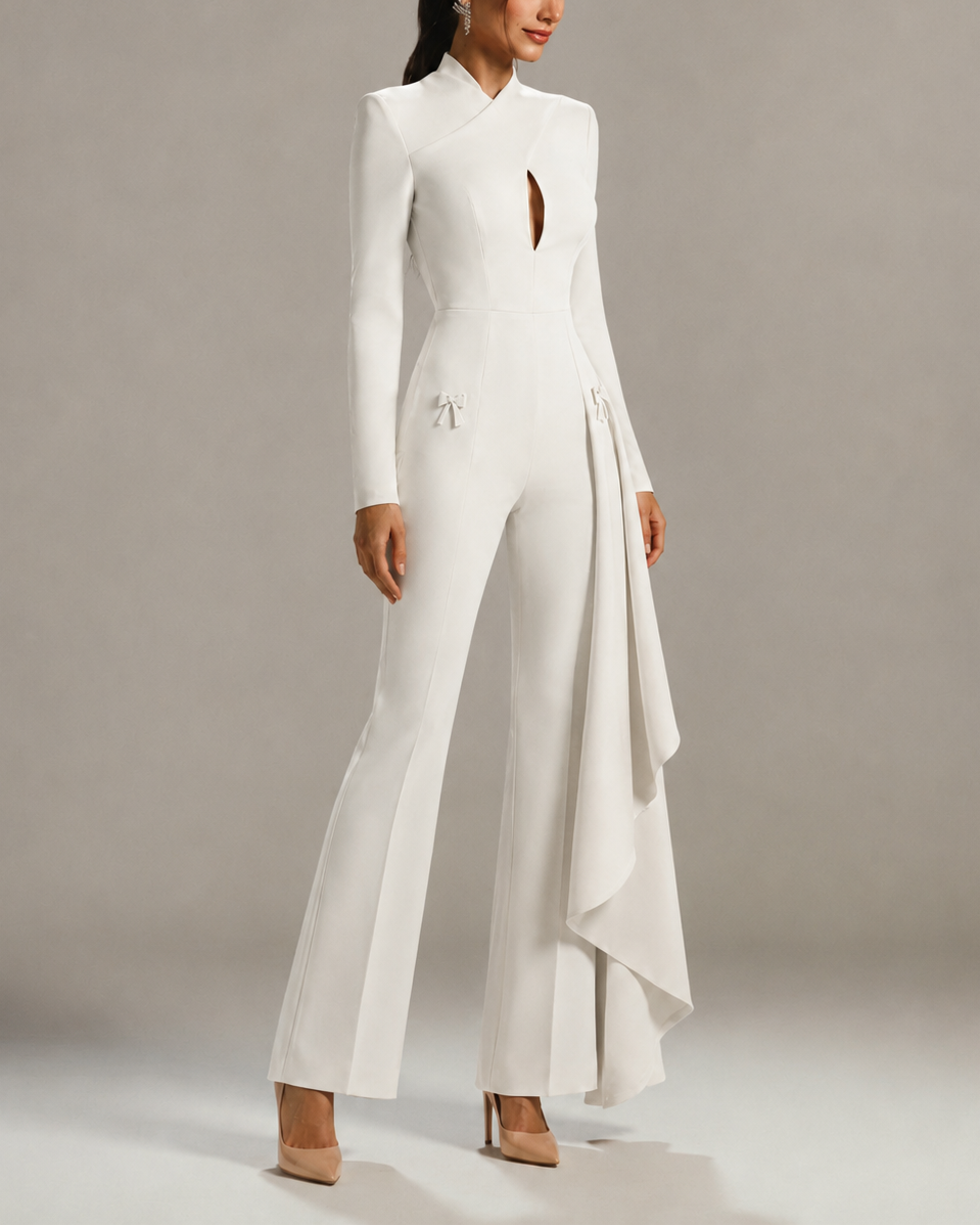 BLUSH PETAL JUMPSUIT